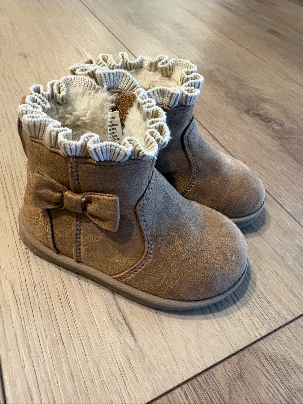 wonder nation Suede Bow Boots
